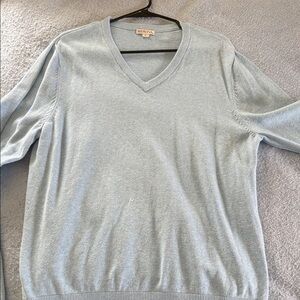 Merona Men's Light Blue V-Neck Sweater